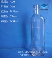 550ml方形橄榄油玻璃瓶