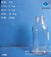 300ml果汁玻璃瓶