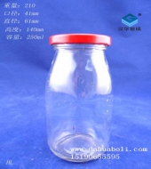 250ml丝口玻璃奶瓶