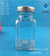 100ml方形蜂蜜玻璃瓶