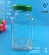 185ml方形蜂蜜玻璃瓶