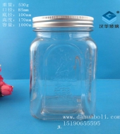 1000ml出口方形蜂蜜玻璃瓶