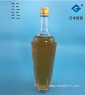 100ml六棱玻璃酒瓶