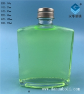 250ml正方形扁玻璃酒瓶
