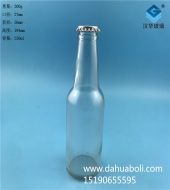 250ml透明玻璃啤酒瓶