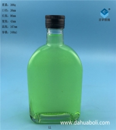 340ml玻璃扁酒瓶