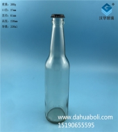 330ml透明玻璃啤酒瓶