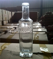 500ml晶白料方形橄榄油玻璃瓶