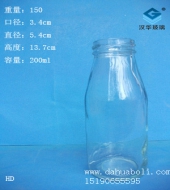 200ml果汁玻璃饮料瓶